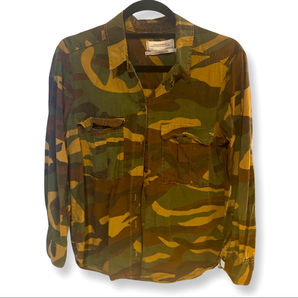Button Up Camo Shirt